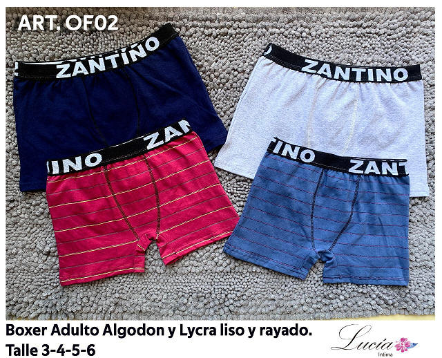 Boxer outlet zantino fabrica